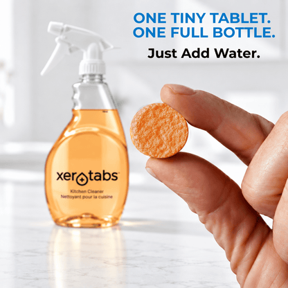 Xerotabs Kitchen Cleaning Tablets, 4 Tablets Make 4 Full Bottles - Xerotabs