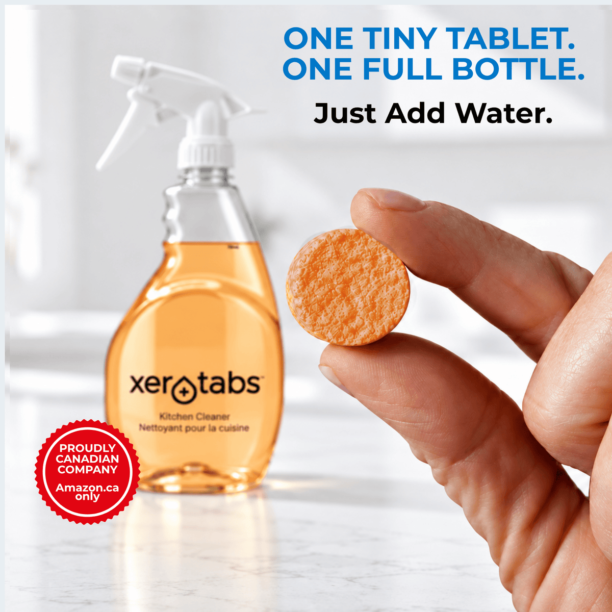 Xerotabs Kitchen Cleaning Tablets, 4 Tablets Make 4 Full Bottles - Xerotabs
