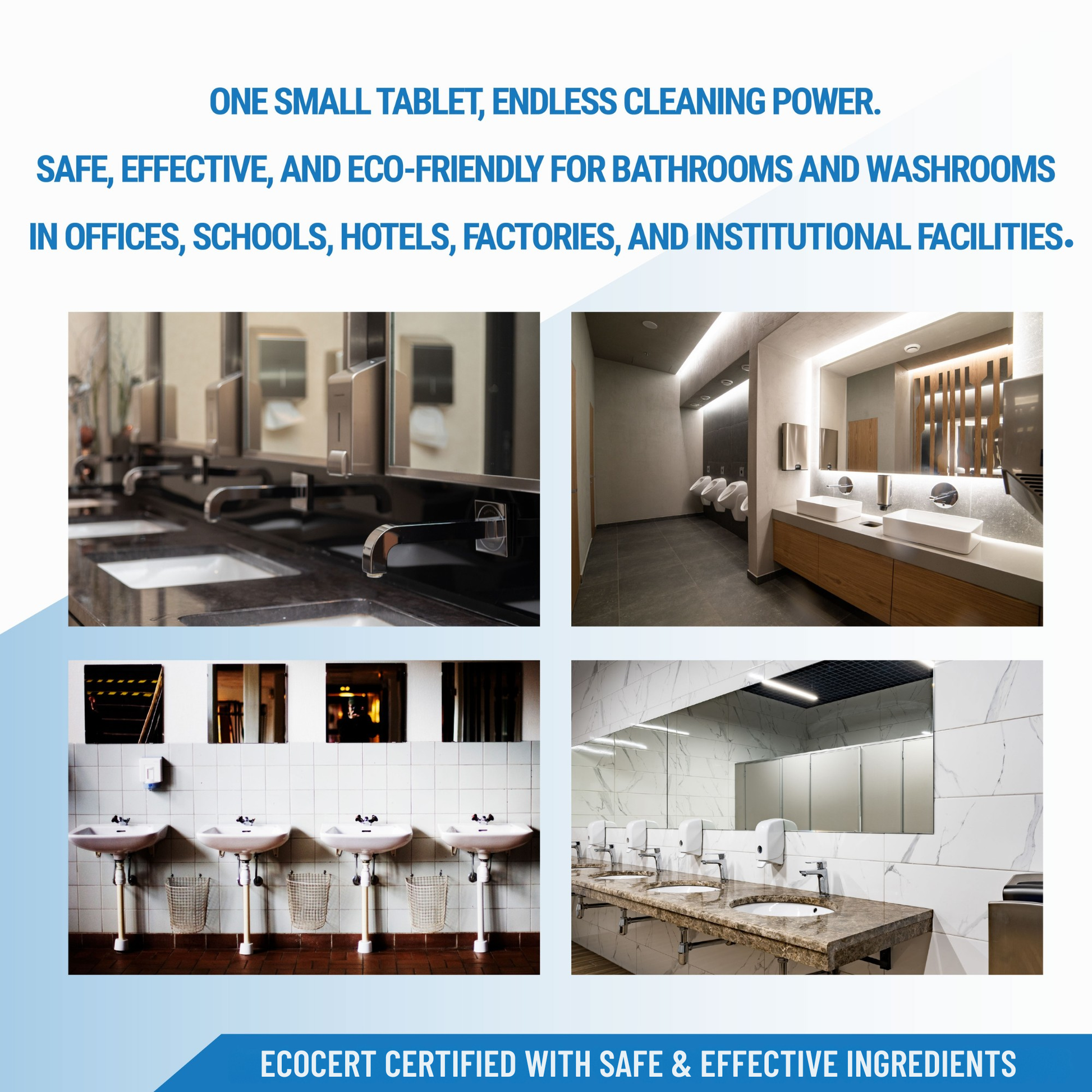 All-Purpose Bathroom Cleaning Tablets - 5g - 20 Tablets.