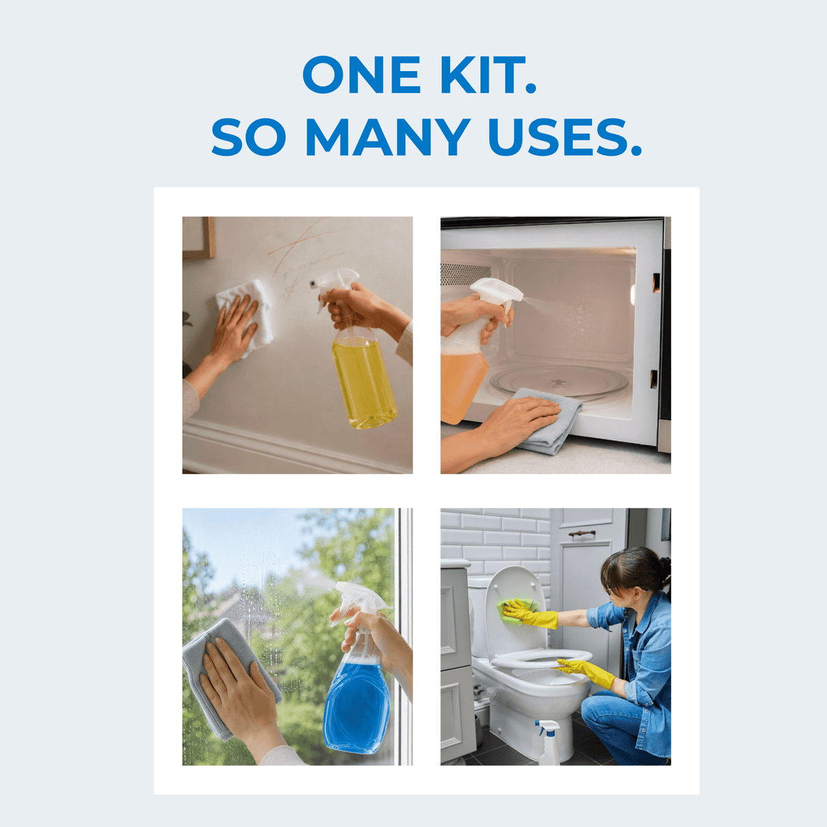 Xerotabs Complete Cleaning Pack, 4 Cleaning Tablets, 4 Formulas - Xerotabs