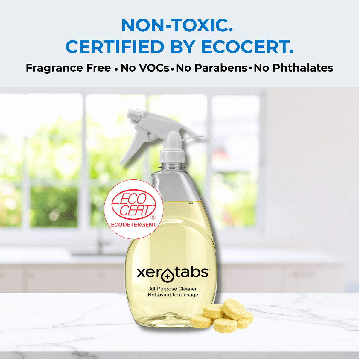 Xerotabs All-Purpose Cleaning Tablets, 4 Tablets Make 4 Full Bottles - Xerotabs