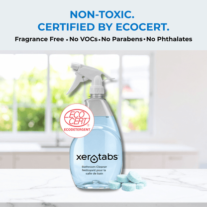 Xerotabs Bathroom Cleaning Tablets, 4 Tablets Make 4 Full Bottles - Xerotabs
