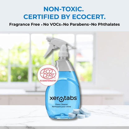 Xerotabs Glass Cleaning Tablets, 4 Tablets Make 4 Full Bottles - Xerotabs