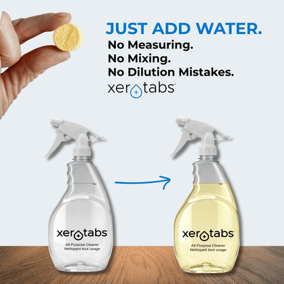 Xerotabs All-Purpose Cleaning Tablets, 4 Tablets Make 4 Full Bottles - Xerotabs