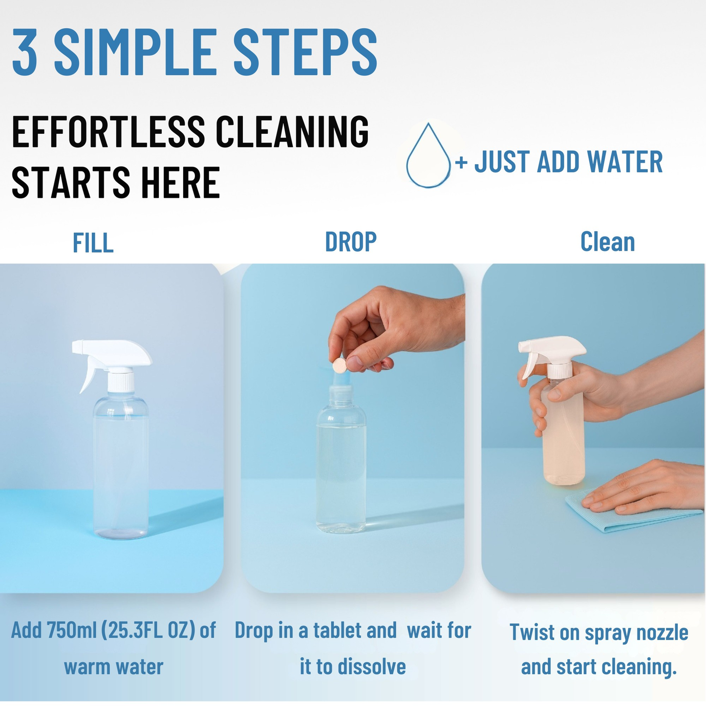 All-Purpose Cleaning Tablets - 5g - 20 Tablets.