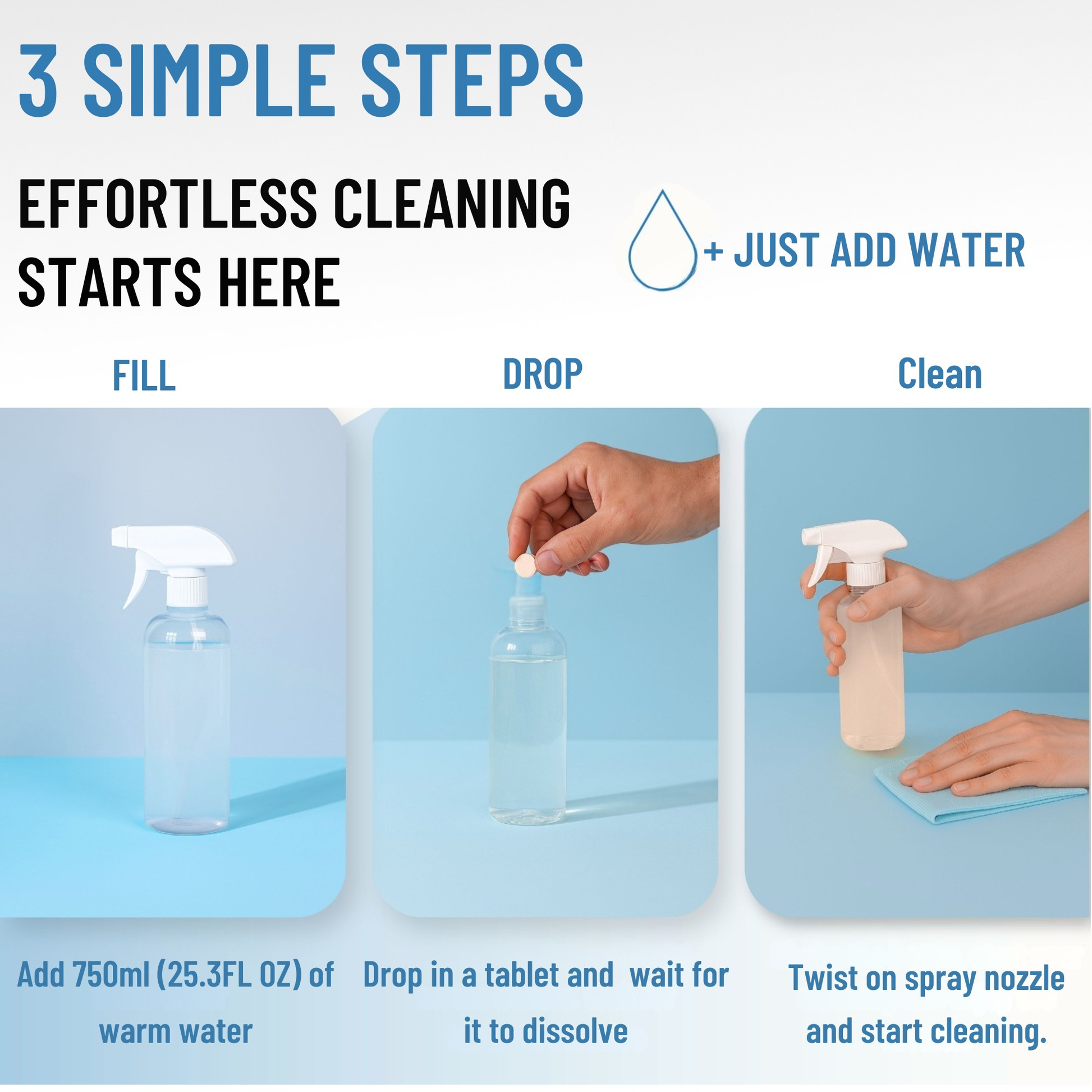 All-Purpose Cleaning Tablets - 5g - 20 Tablets.