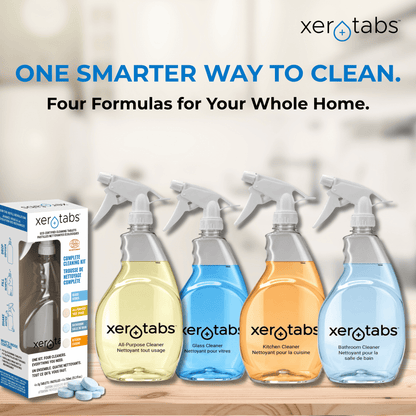 Xerotabs Bathroom Cleaning Tablets, 4 Tablets Make 4 Full Bottles - Xerotabs