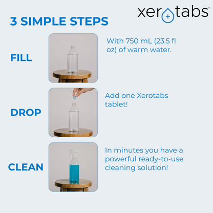Glass Cleaning Tablets - 5g - 20 Tablets