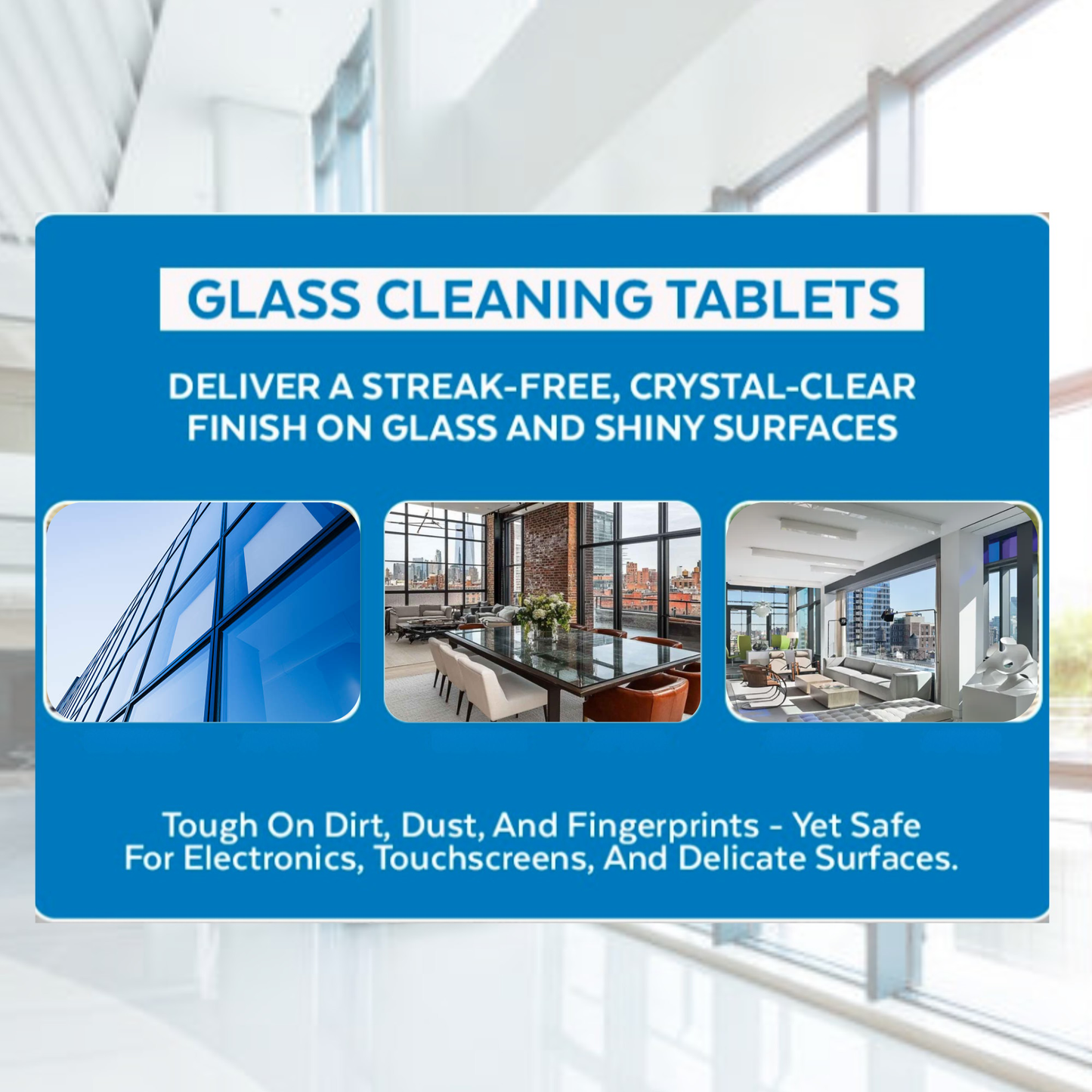 Glass Cleaning Tablets - 5g - 20 Tablets.